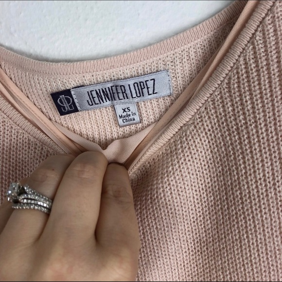 Jennifer Lopez | Pullover Layered Chiffon Sweater - Picture 2 of 6